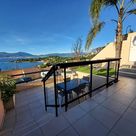 아파트 So Leil So Fun A - 45m2 - Grand Lit 180 - A Pied - Wifi Fibre - Terrasse 포르티씨오