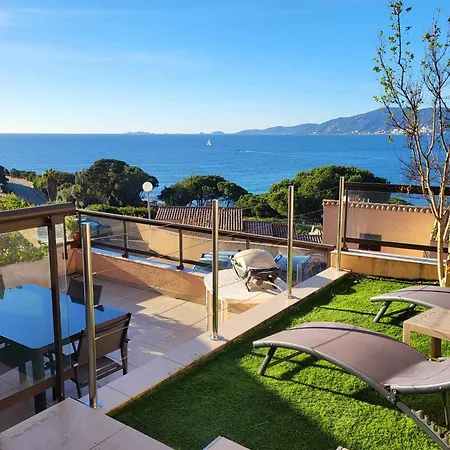 So Leil So Fun A - 45m2 - Grand Lit 180 - A Pied - Wifi Fibre - Terrasse 포르티씨오