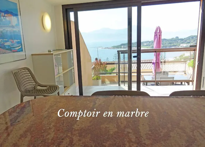 Apartment So Leil So Fun A - 45m2 - Grand Lit 180 - A Pied - Wifi Fibre - Terrasse Porticcio (Corsica)
